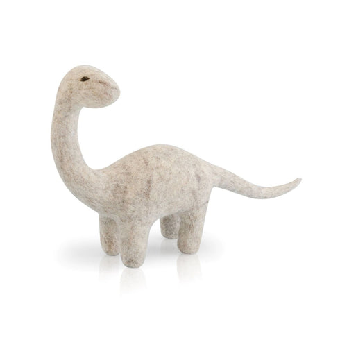 DASHDU - Doctor Dino - Grey Marle Felt Dinosaur
